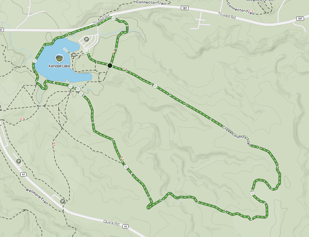5K route map
